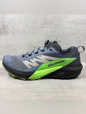 Salomon Sense Ride 5 GTX Waterproof Trail Running Shoes - Men's Size 11.5 - Blue